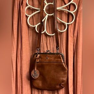 Small Harbour 2nd Rosalie Kisslock Crossbody Bag | Leather Bag